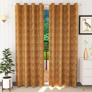 MSAIRA I Aldo Velvet I Marble Print Door Curtain I Set of 2 I Size 7 * 4 ft